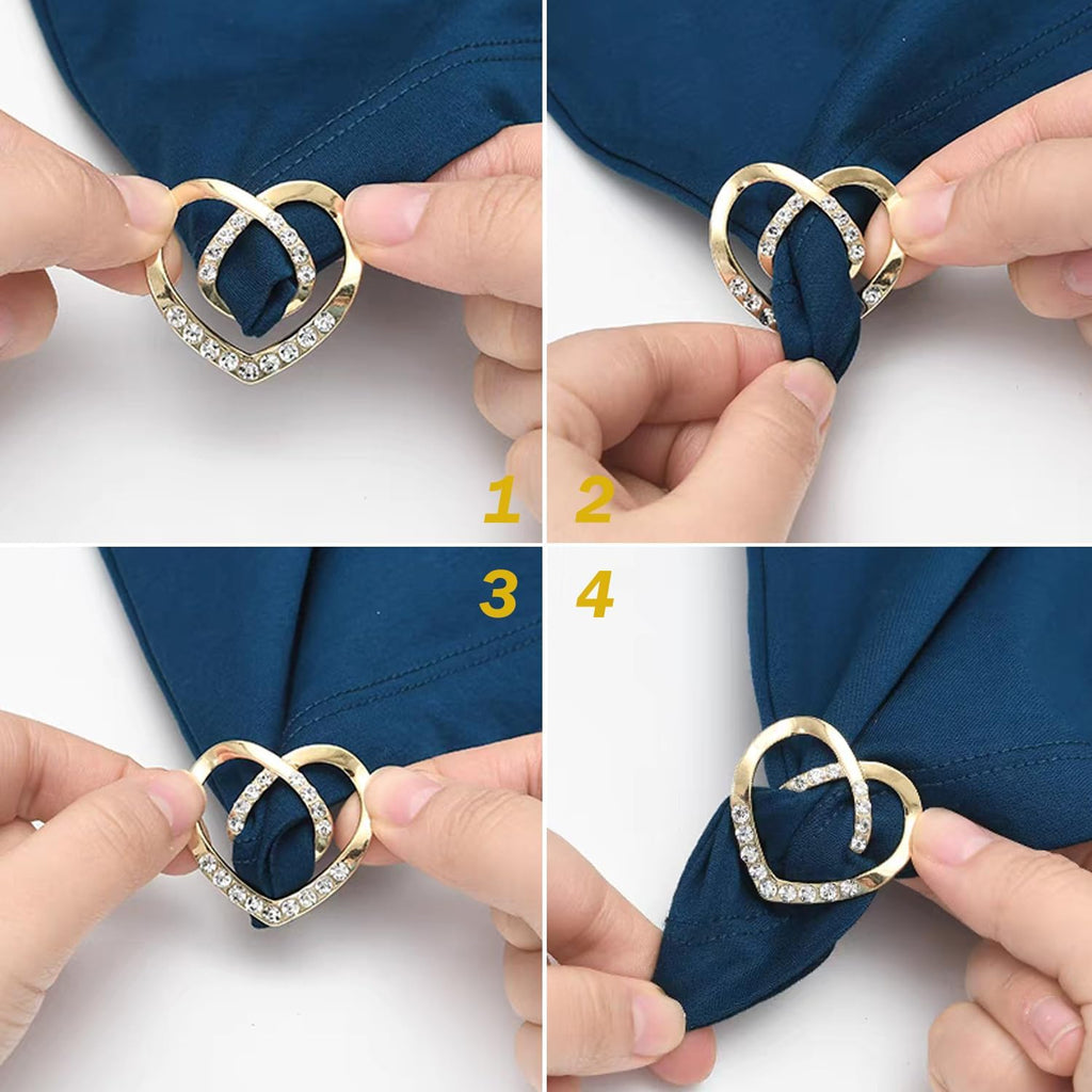 20 Pcs Scarf Ring and Slides for Scarves, Scarf Rings Clip Pin T Shirt Ties Clips for Women, Metal Gold Silver Round Circle Waist Clip Scarf Buckle Tshirt Clip Tightener for Loose Clothes Accessories